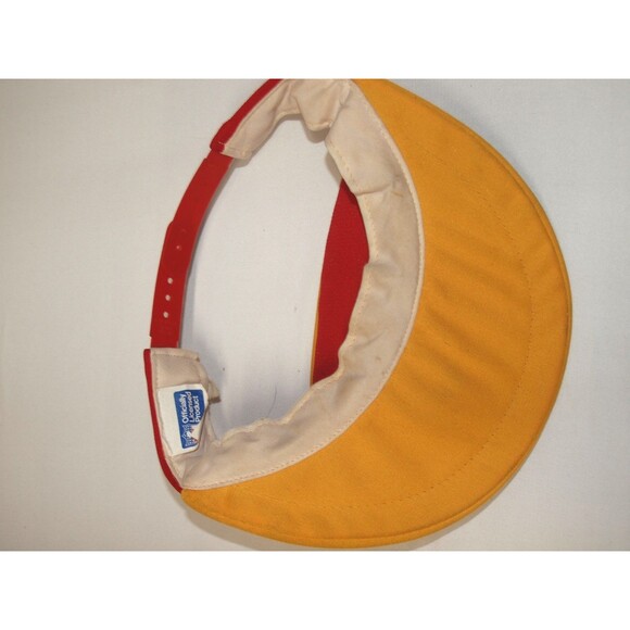 Vintage Kansas City Chiefs NFL Sun Golf Visor Made in USA RARE 70's 80's  Unisex - Picture 5 of 6